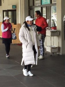 中洲派遣ハピネスの社長のゴルフの様子1